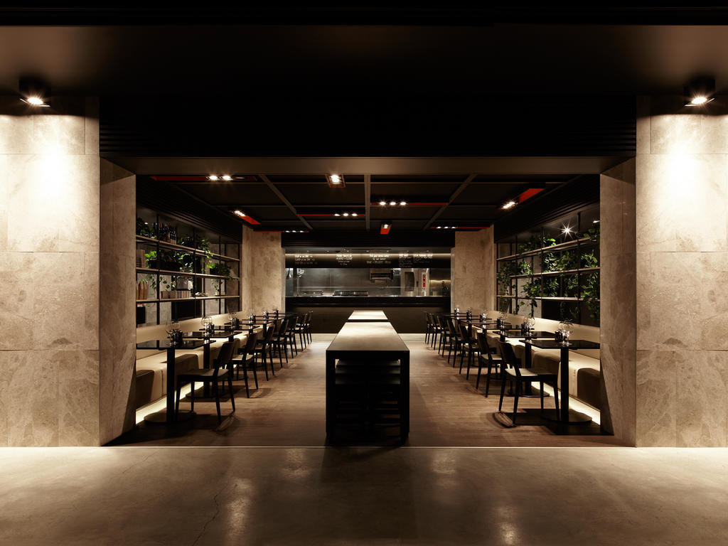 Hotel Realm Канбера Екстериор снимка Interior of the restaurant